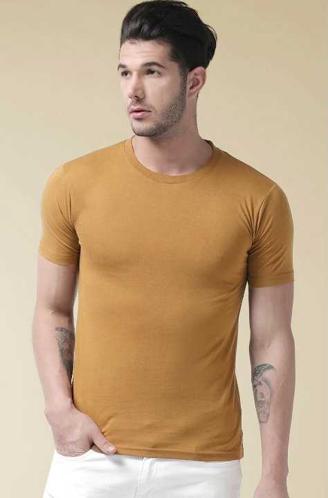 Best Quality Plain Short Sleeve Round Neck Basic T-shirt for Men/Boys 