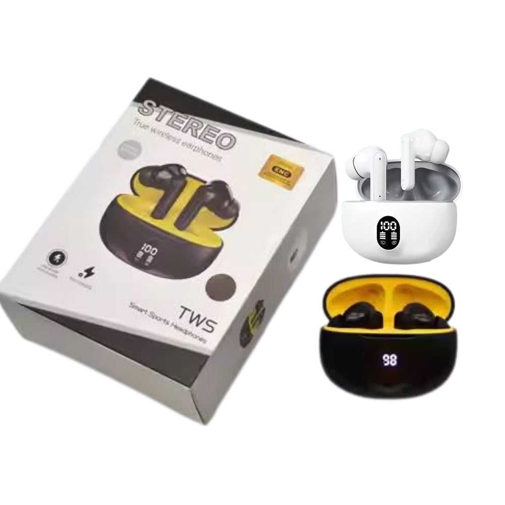 Stereo Wireless Earbuds Bluetooth 5.2 | HD Stereo Sound | Touch Control | Long Battery