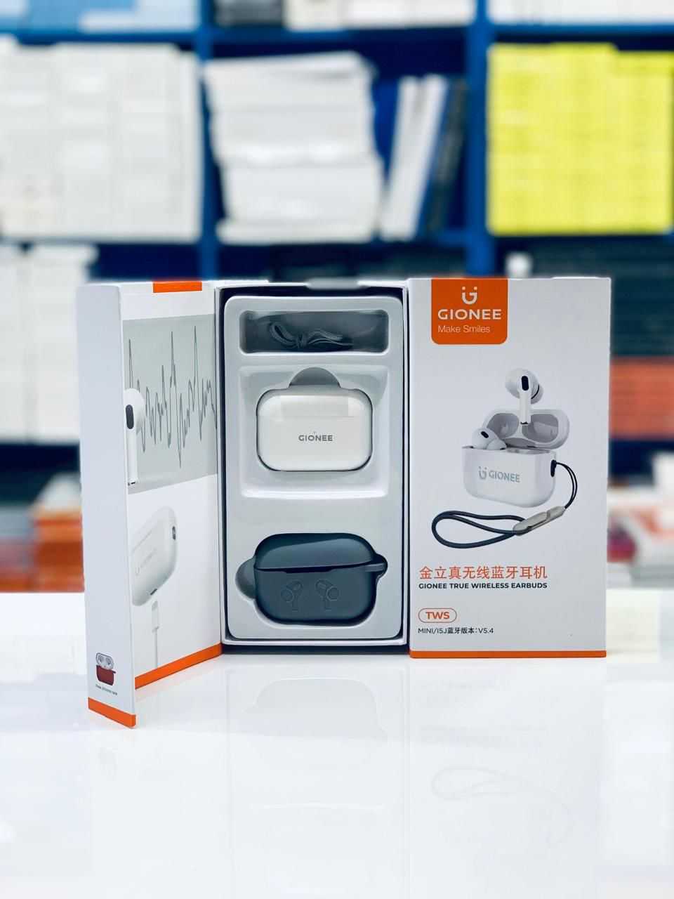 Gionee True Wireless Earbuds V5.4 Bluetooth Earbuds with Silicone Case & Lanyard | Premium TWS Wireless Earphones