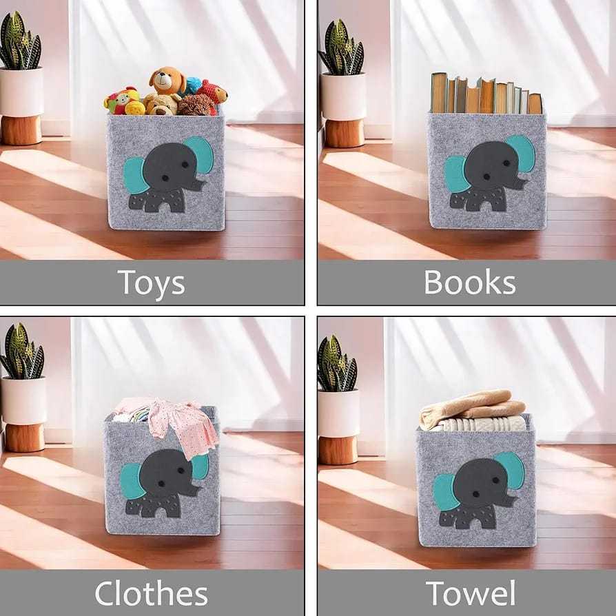 24L Collapsible Storage Box – Foldable Clothes & Baby Dress Wardrobe Organizer