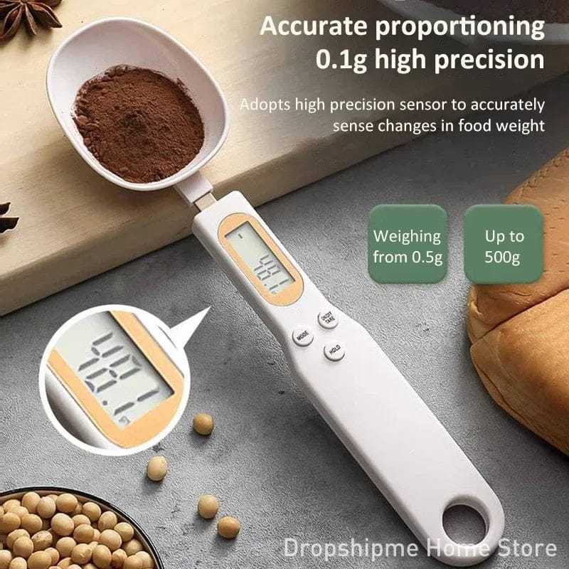 Digital Measuring Spoon Scale – 500g/0.1g High Precision Electronic Kitchen Scale