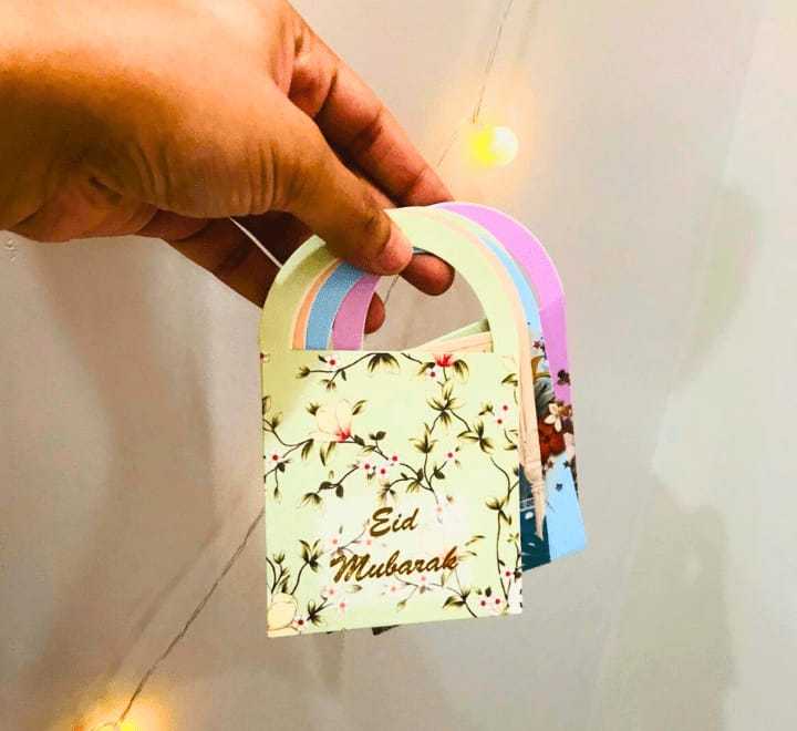Cute Handbag Style Eidi Envelopes (Pack of 10) – Unique Eid Mubarak Gift Bags