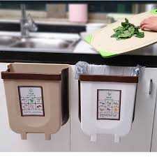Foldable Hanging Trash Can – Wall-Mounted Kitchen Cabinet Waste Bin