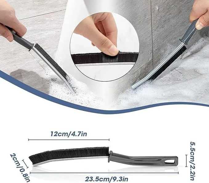 Gap Cleaning Brush (Pack of 2) – Narrow Crevice Tool for Window & Door Tracks