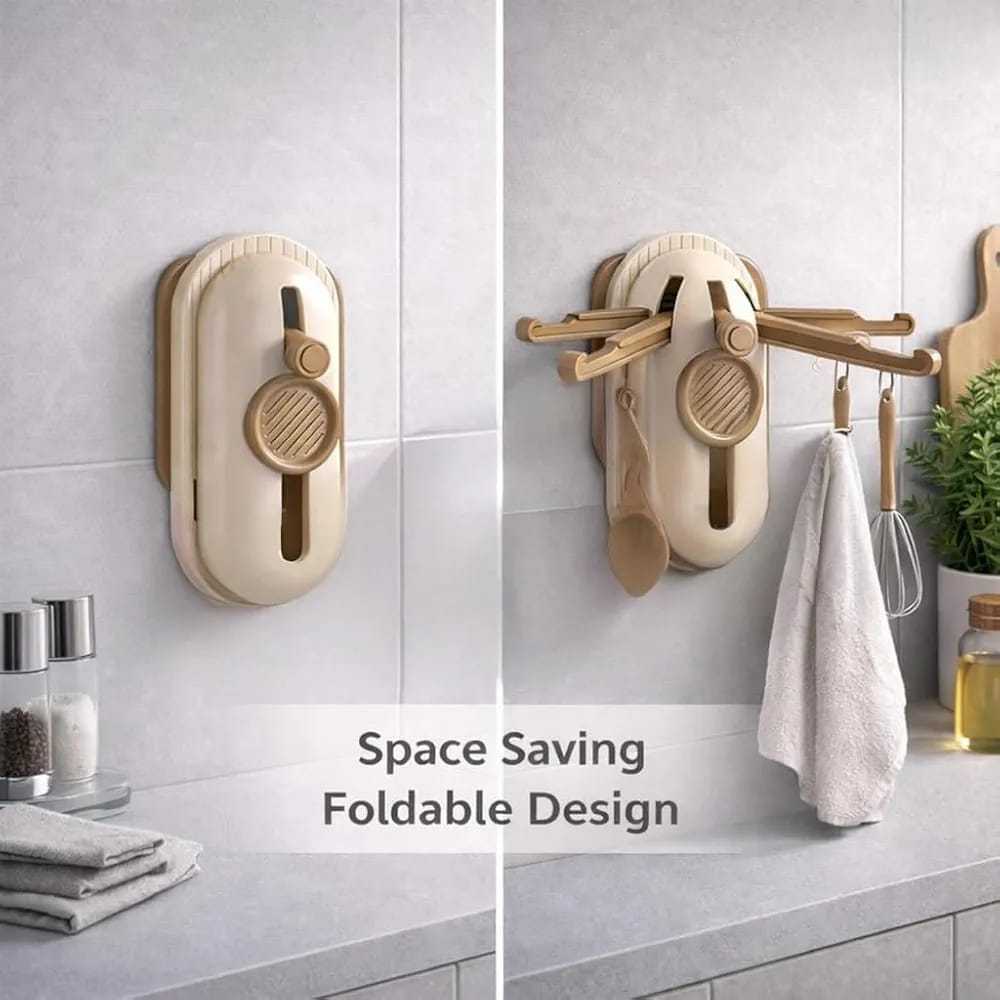 5-Claw Retractable Wall Hook