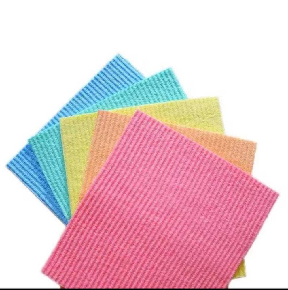 Cellulose Sponge (Pack of 5) – Natural Wood Pulp Multi-Purpose Scrubber