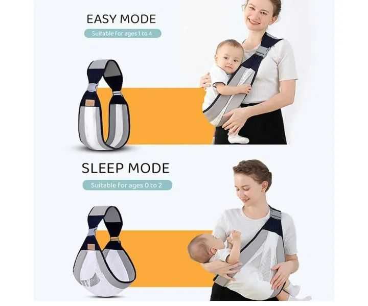 Adjustable Newborn Baby Carrier Sling Wrap Breathable Backpack Shoulder Strap For Baby Feeding
