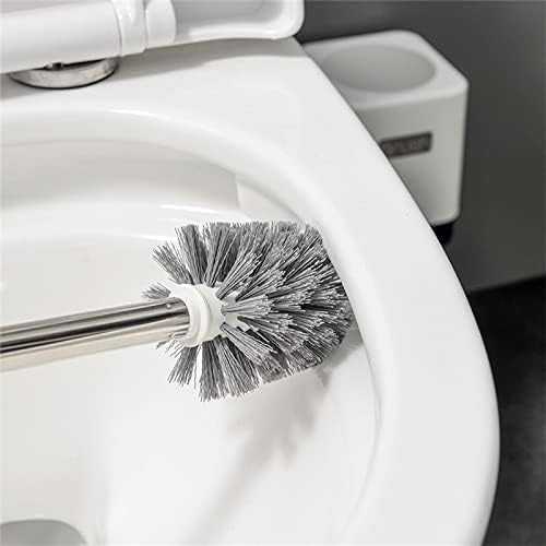 Toilet Brush Bathroom Wall-mounted Toilet Cleaner Kit without Dead Angles Base Included Toilet Brush