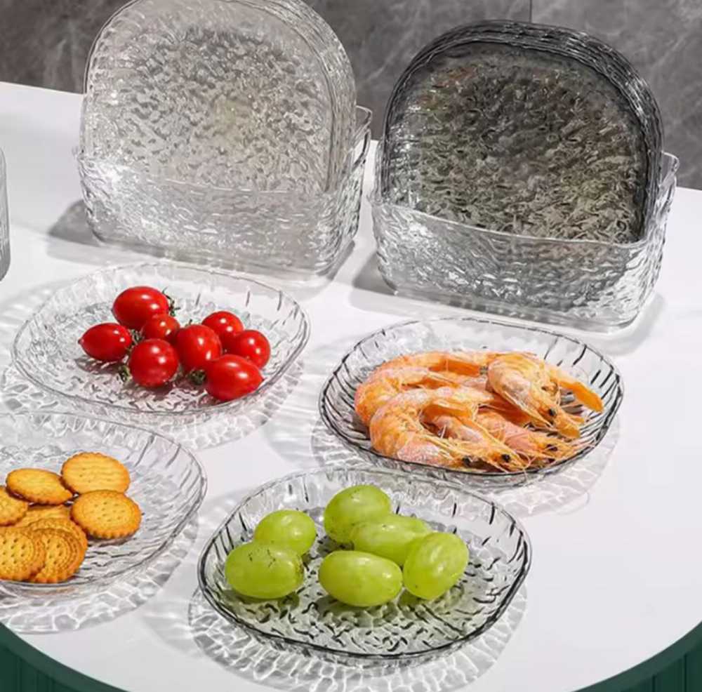 Premium Quality 8pcs Cloud Texture Plate Set 