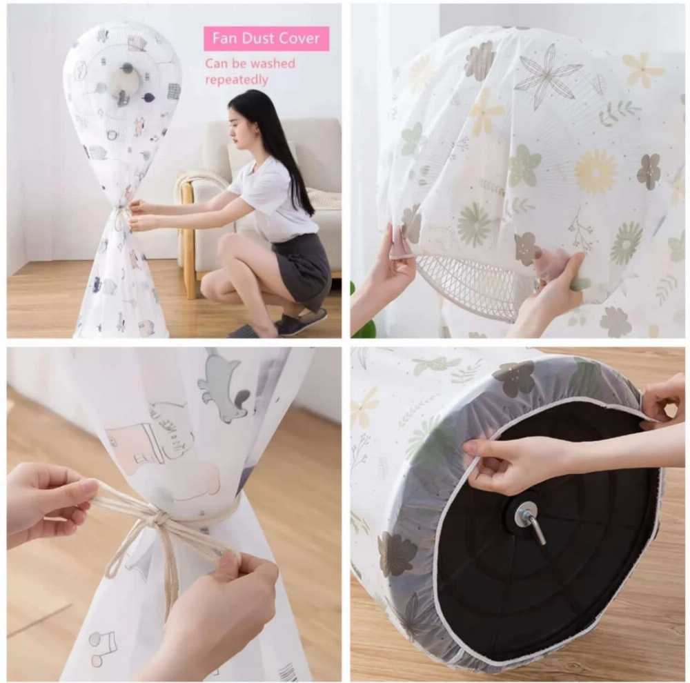 Full Pedestal Fan Cover – Dustproof & Waterproof Full-Length Protector
