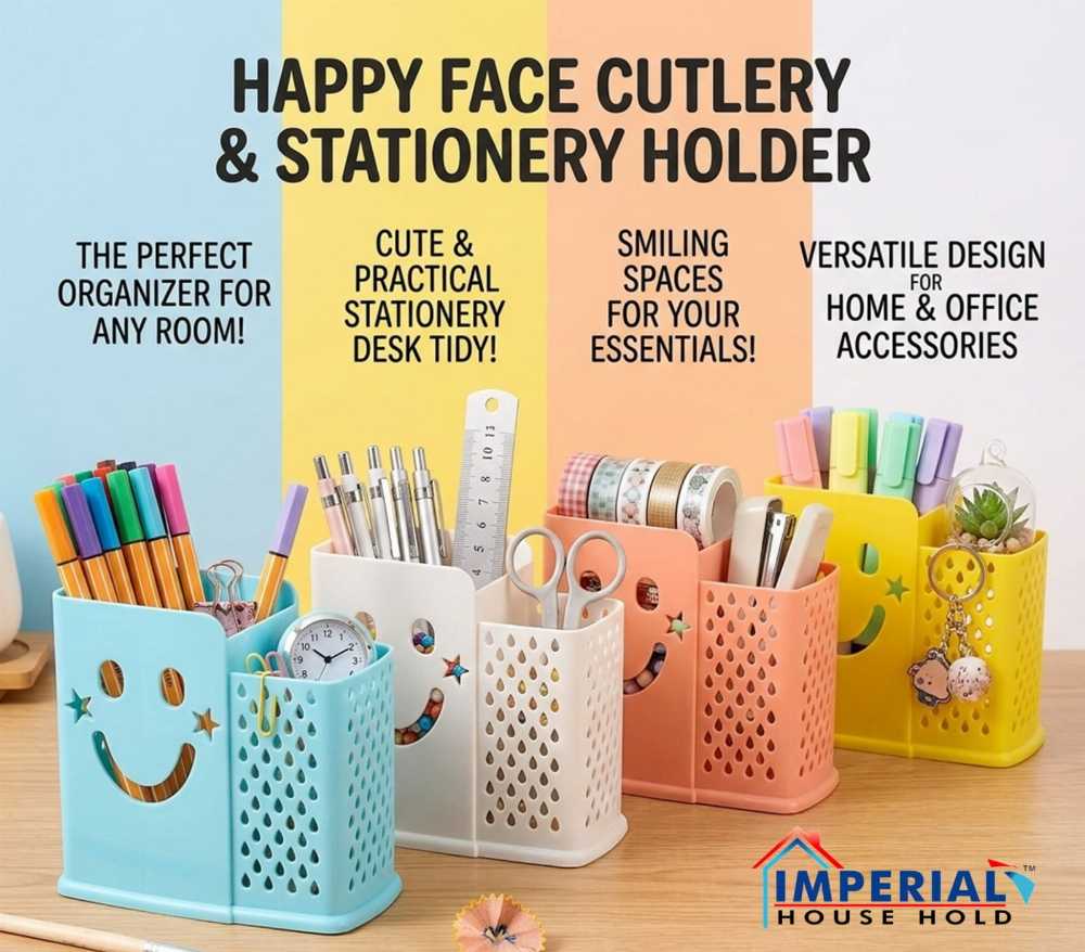 Imperial Household Cutlery Drainer – 2-Compartment Plastic Utensil Organizer