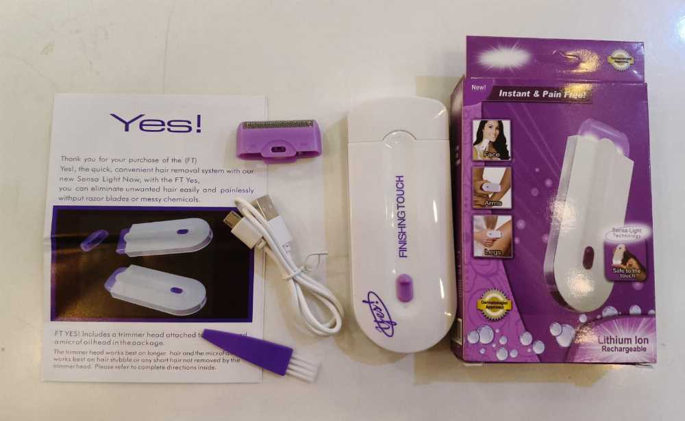 Rechargeable Yes Finishing Touch Hair Removal Machine High Quality