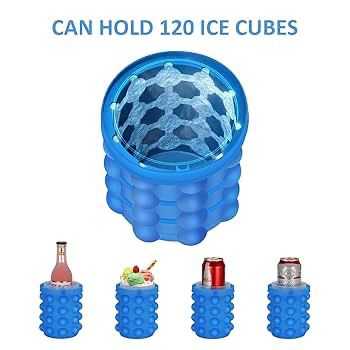 Silicone Ice Bucket, Ice Cube Genie