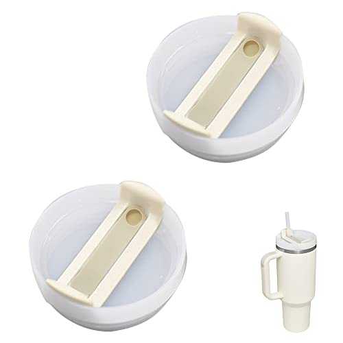 For Stanley 40oz Reusable Straw Cap 40Oz Tumbler Flip Straw Lid Replacement Spill Proof Reusable Splash Resistant Tumbler Cover