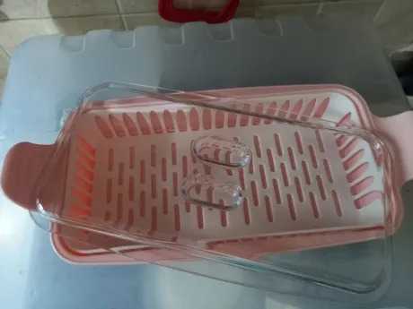 Cutlery Holder with Lid – Dust-Proof Spoon & Fork Organizer with Strainer