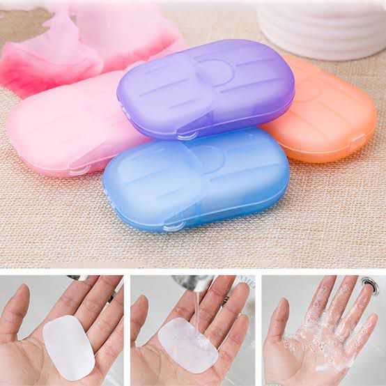 3-Pack Portable Paper Soap – Hand Washing Sheets for Travel & Outdoor