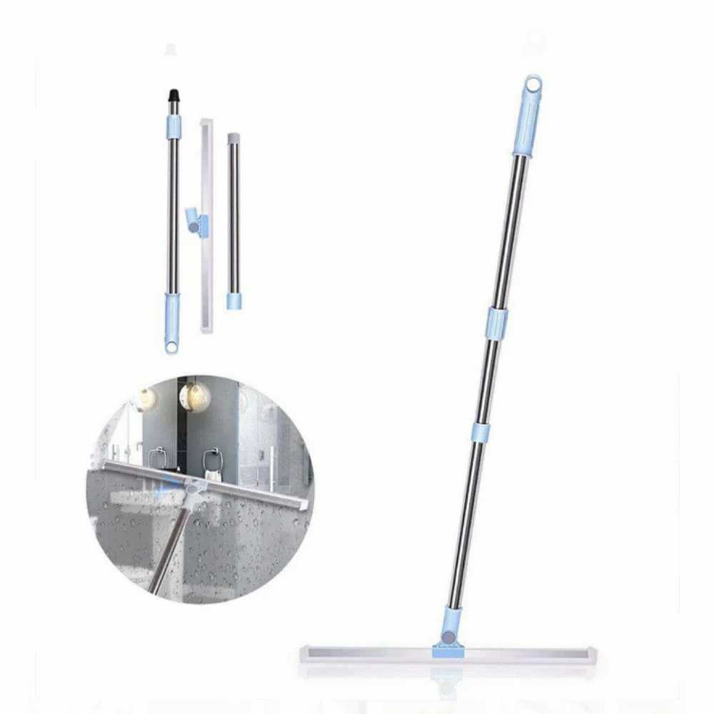 Multifunctional Magic Broom Wiper – Long Handle Floor Squeegee & Scraper  