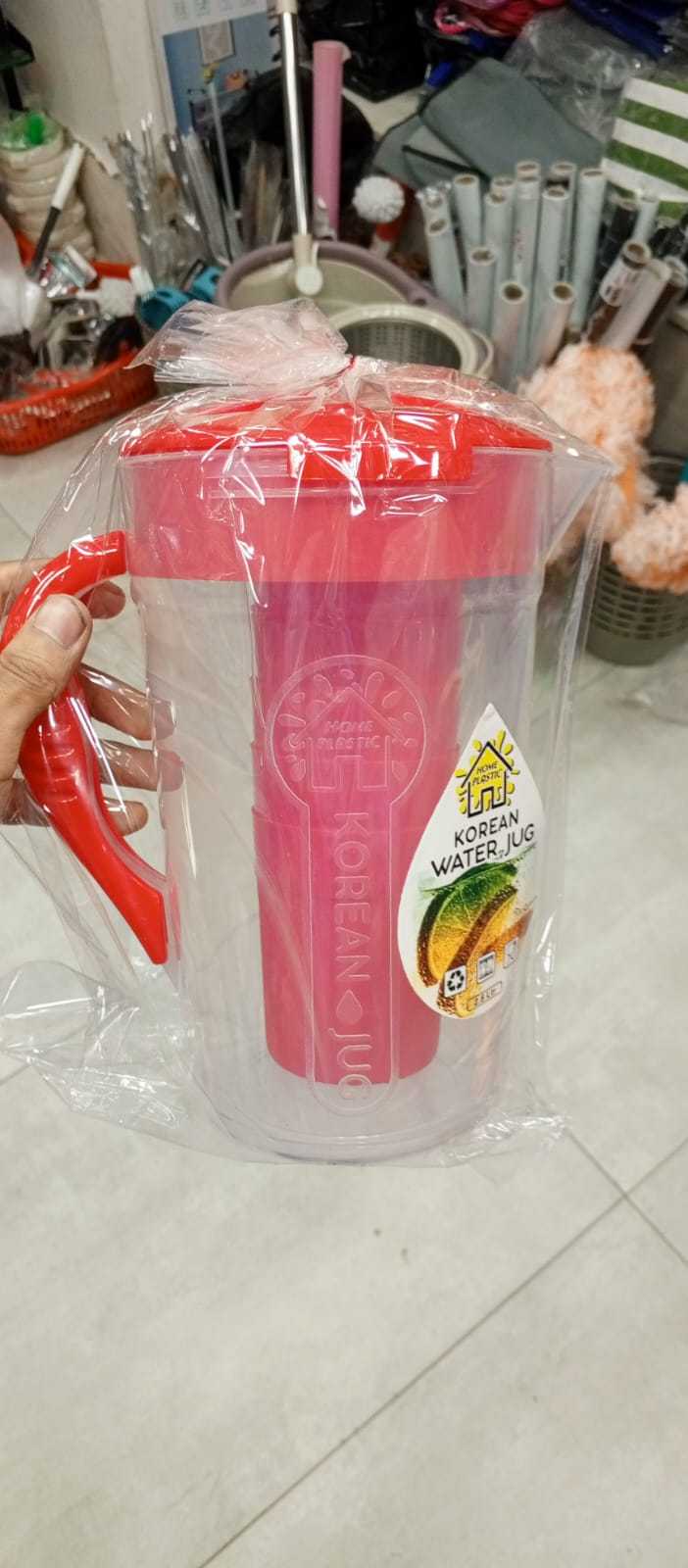 Premium 2.8 Liter Water Jug & 6 Glasses – Unbreakable Plastic Set