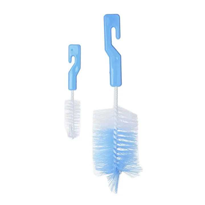 2-in-1 Baby Feeder Cleaning Brush Set – Soft Bristle Bottle & Nipple Cleaner