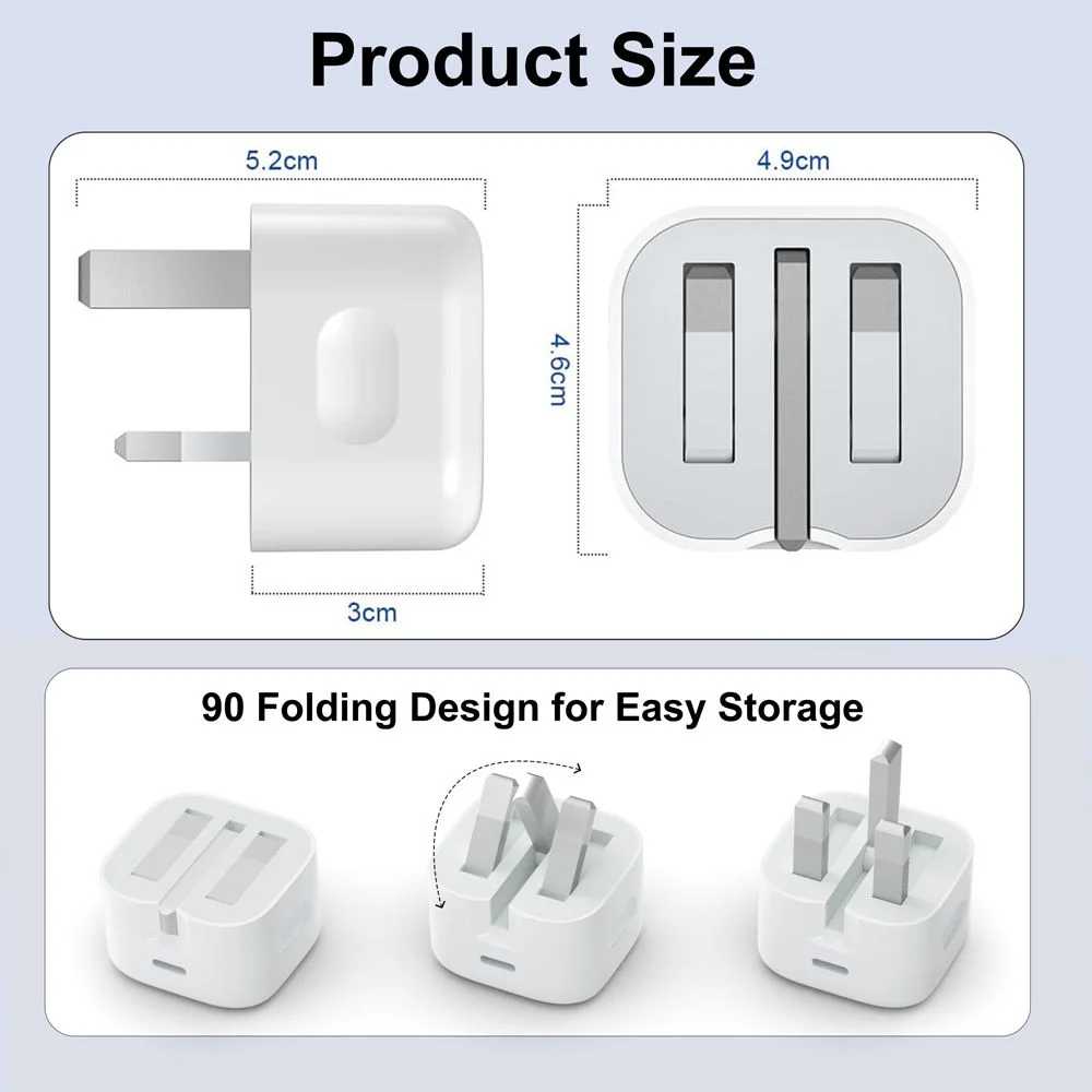 Buy Original 25W Apple 3Pin IPhone Charger at Best Price in Pakistan