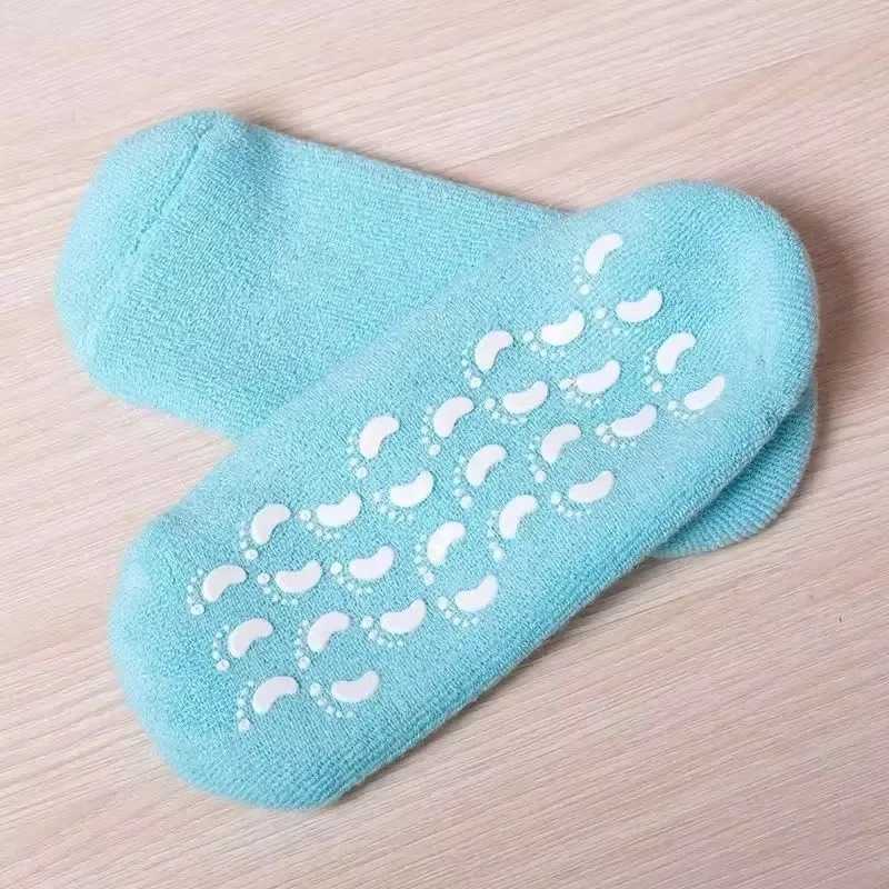 Silicone Gel Heel Socks — Moisturizing Foot Care for Cracked Heels, Callus Relief, and Soft Skin