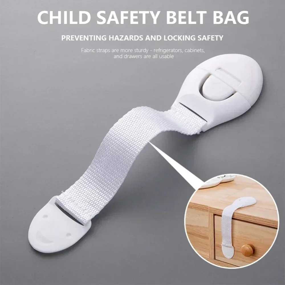 Child Safety Cabinet Lock Kids Security Protection Drawer Door Cabinet Lock Plastic Protection Baby Safety Door Lock
