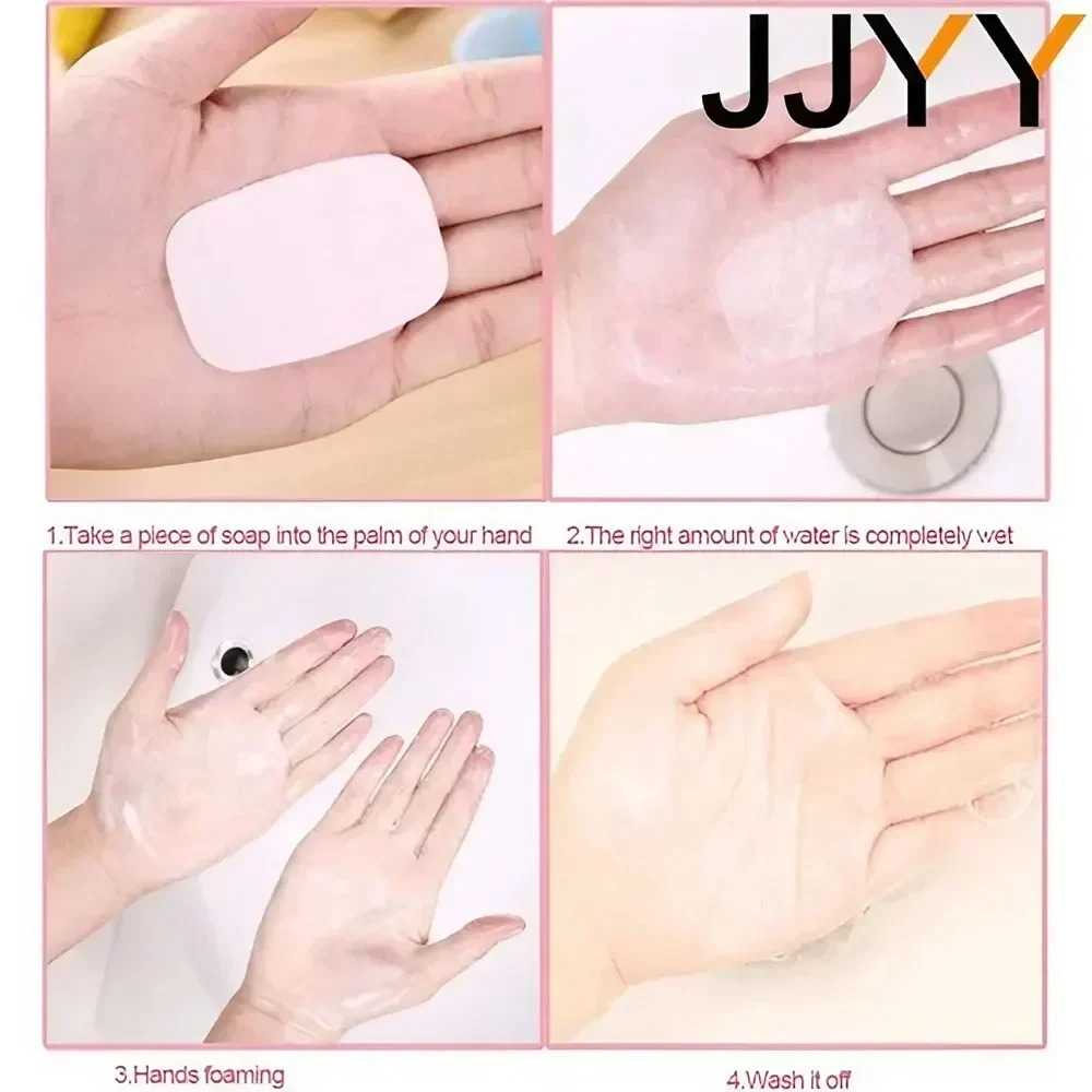 Portable Scented Soap Sheets Disposable Paper Soap