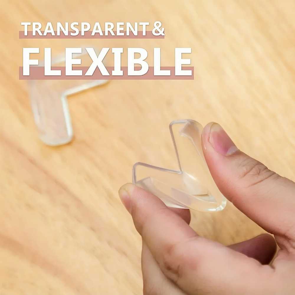 Transparent Table Corner Protecto Anti-collision Angle Soft Protective Cover Table Window Corner Safety Accessories