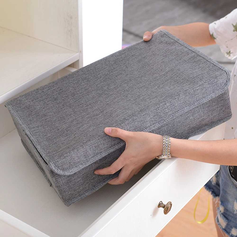 Socks Underwear Divider Wardrobe Organizer Storage Box with Lid Drawer Organizers