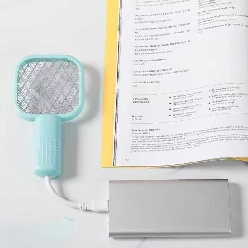 USB Rechargeable Electric Fly Swatter Mosquito Killer for Home and Outdoor Use
