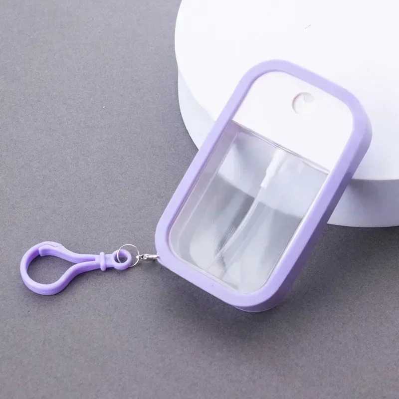 38ml Spray Small Sanitizing Spray Scented Vegan Hand Sanitizer with Keychain Perfume Alcohol Water Spray Bottle Travel