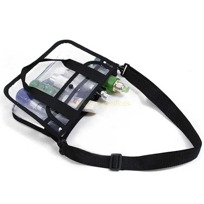 Clear Cross-Body Shoulder Bag,Toiletry Organizer Wash Bag -NFL Stadium Approved Purse