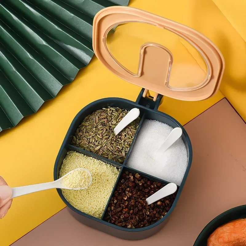 Transparent Seasoning Container, Spice Storage Box