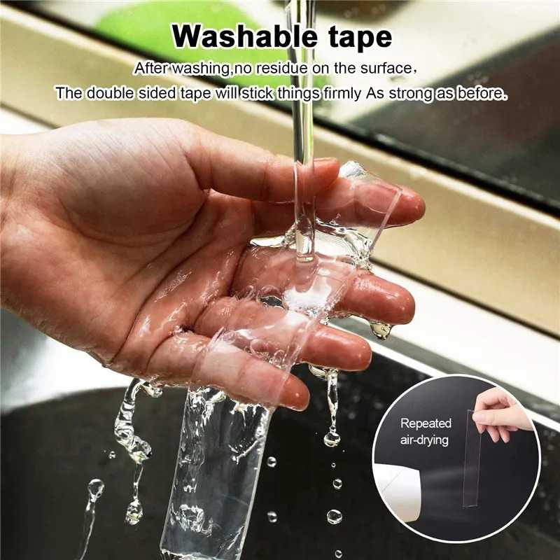  3M Nano Tape Double Sided Tape Transparent No Trace Reusable Waterproof Adhesive Tape 