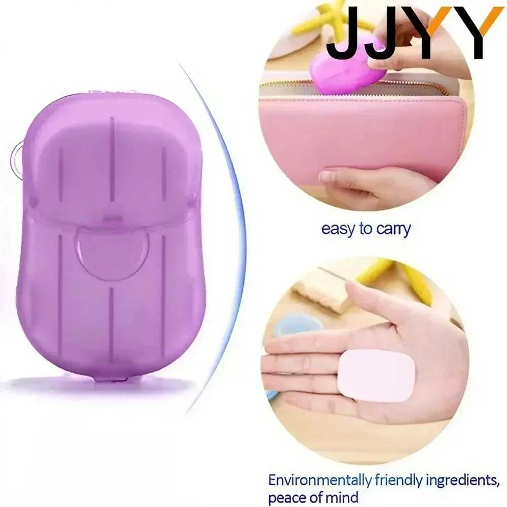 Portable Scented Soap Sheets Disposable Paper Soap
