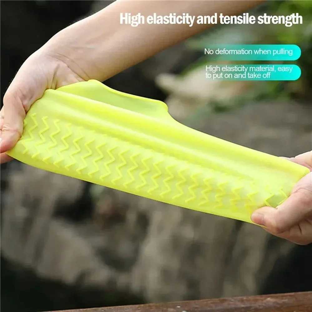  Reusable Waterproof Rain Shoe Covers – Non-Slip Overshoes for Men & Women, Outdoor Fishing, Commute & Household Use Home Garden