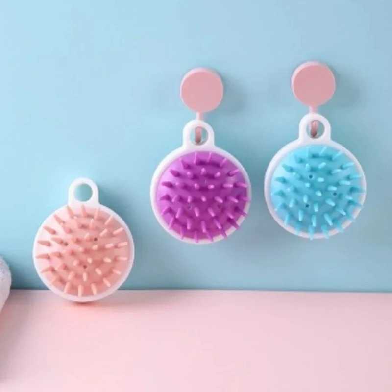 Multi functional silicone shampoo brush, massage