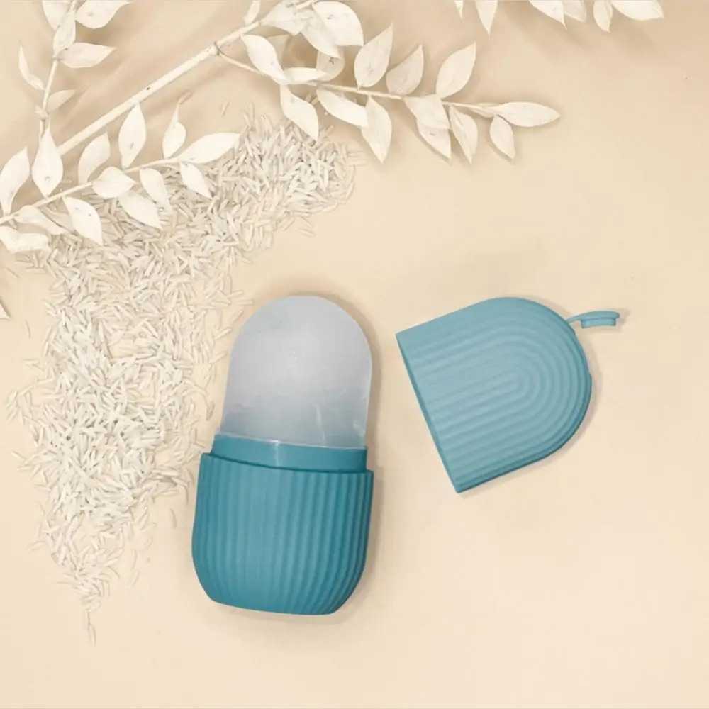 Silicone Cube Tray Shape Face Facial Ice Roller Massage