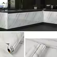 waterproof and oil resistant wallpaper self adhesive PVC wall sticker for kitchen cabinet and countertops decoration wallpaper