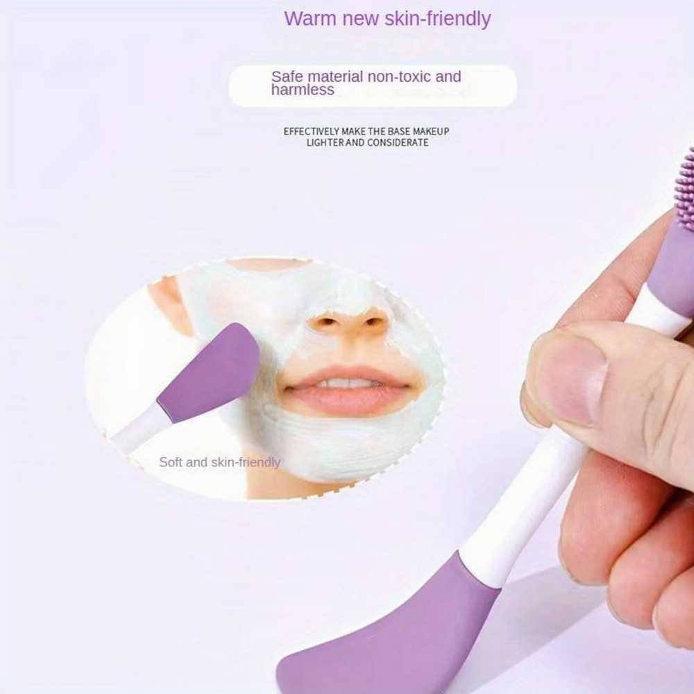multifunctional Dual-Head Soft Gel Mask Brush