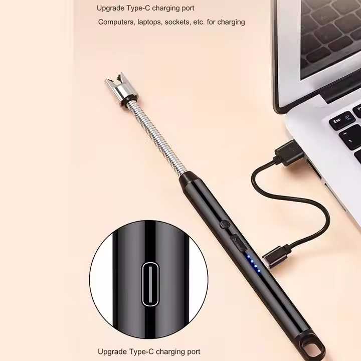 USB Rechargeable Flameless Arc Lighter Flexible and Windproof