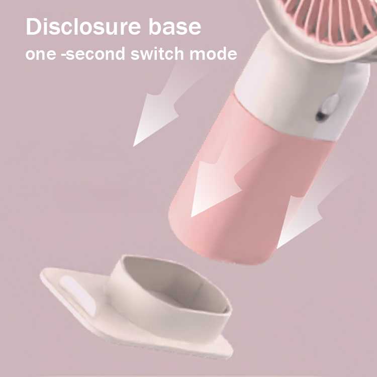  Simple Home Desktop Mini USB Rechargeable Small Fan Small electric fan for students with mobile phone holder