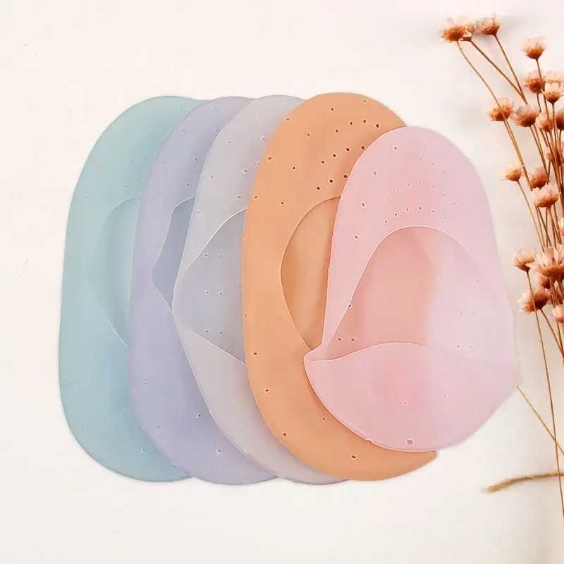 1 Pair Silicone Moisturizing Socks Heels Protector Anti Crack Foot SPA Socks Insole Breathable Full Length Socks Foot Care Tools
