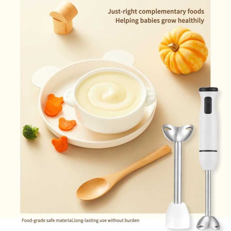 New multifunctional small cooking stick mixer for baby food, grinding and grinding meat, handheld cooking stick mixer.