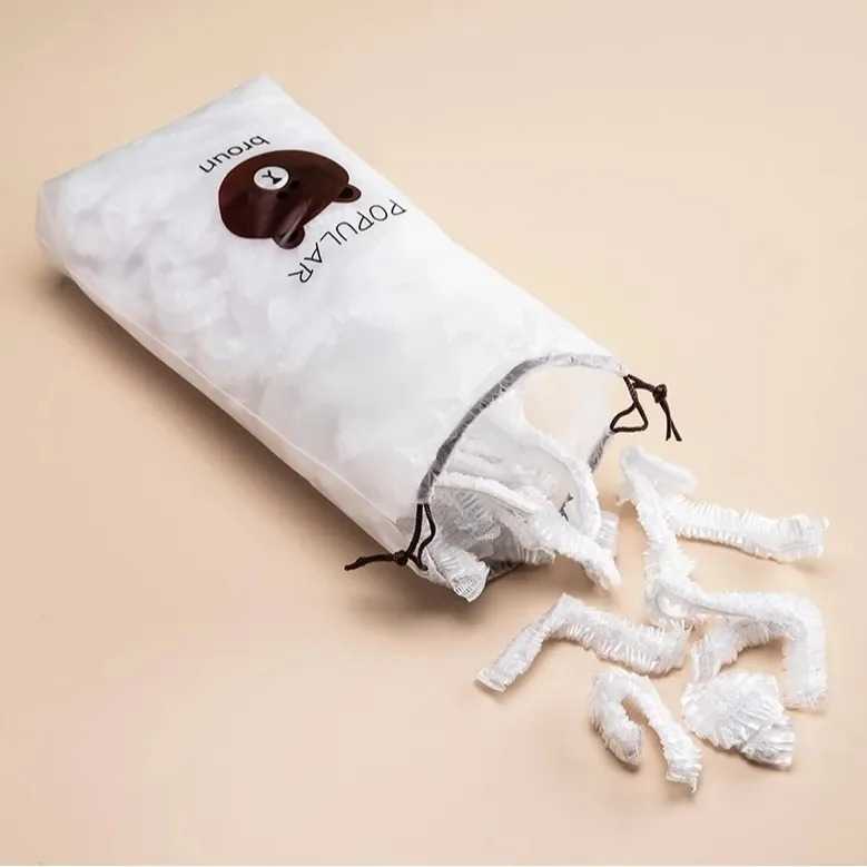 100Pcs Fresh Keeping bags, Plastic Sealing Food Cover,Fresh Keeping Bags Food Covers