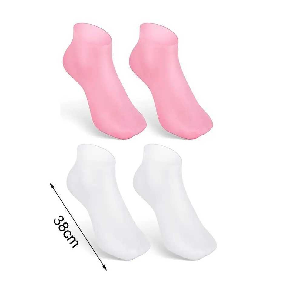 Silicone Moisturizing Socks Pain Relief Remove Dead Skin Skin Care Socks Anti Cracking Moisturizing