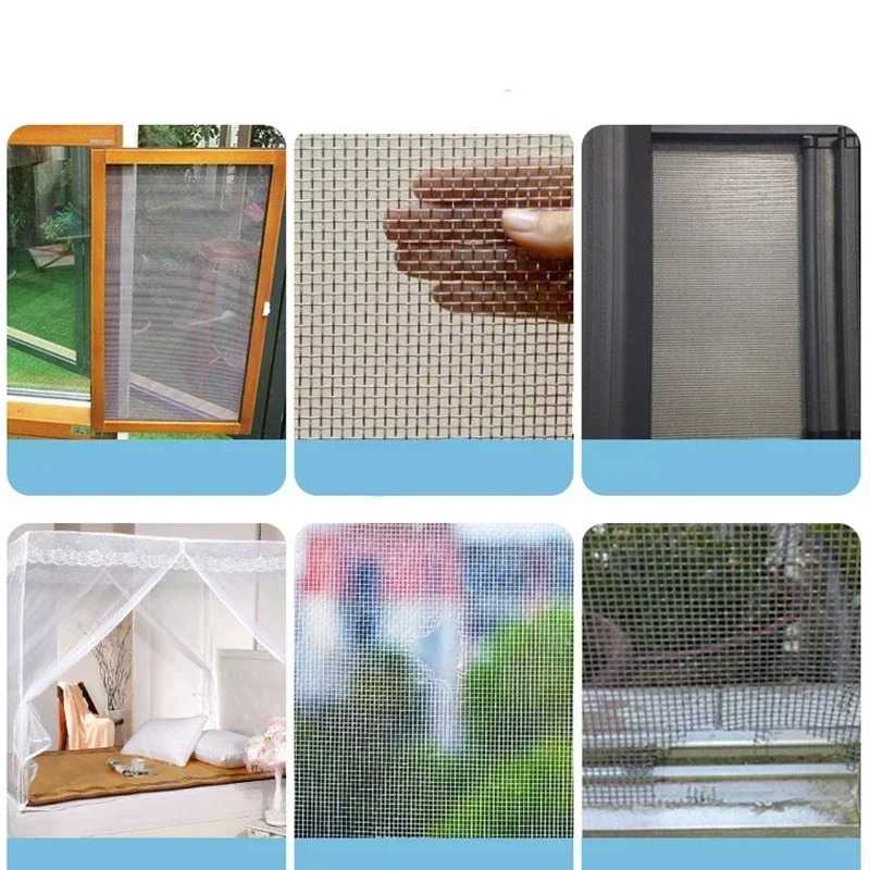  Screen Repair Tape Avoid Insect Fly Door Window Mosquito Net Patch Strong Adhesive Screen Repair Stickers for Repair Holes Tears