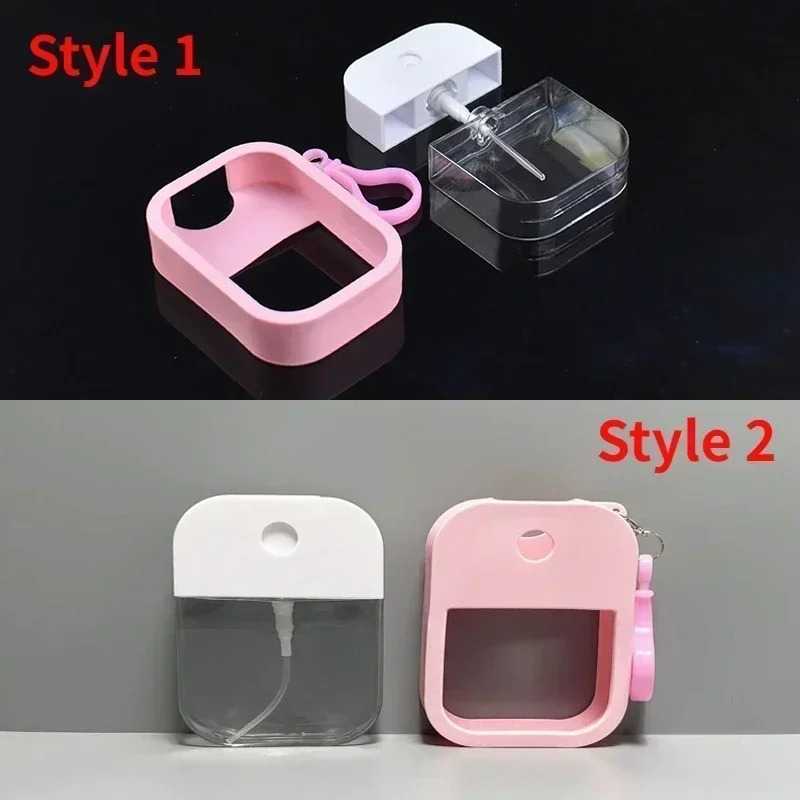 38ml Spray Small Sanitizing Spray Scented Vegan Hand Sanitizer with Keychain Perfume Alcohol Water Spray Bottle Travel