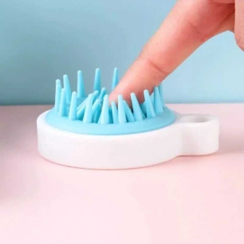 Multi functional silicone shampoo brush, massage