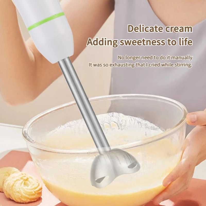 New multifunctional small cooking stick mixer for baby food, grinding and grinding meat, handheld cooking stick mixer.